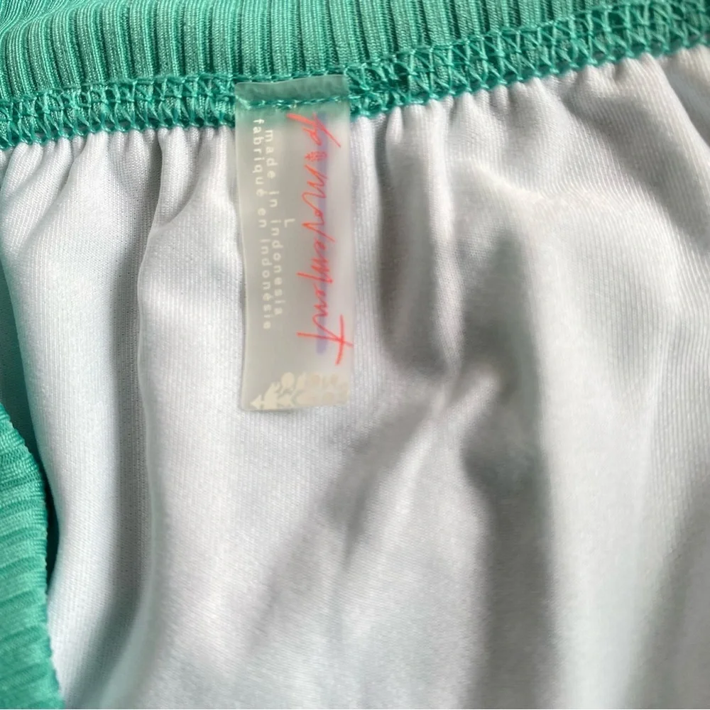 Nwot Free People Movement Game Time Shorts Aqua Blue size L
